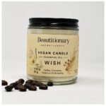 Coffee and vanilla candle