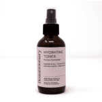 Beautitionary hydrating toner for dry skin with cucumber extract and rose water. Soothing vegan face mist crafted locally in Vancouver.