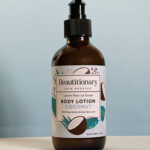 Vegan coconut body lotion for eczema. moisturizer for eczema prone skin