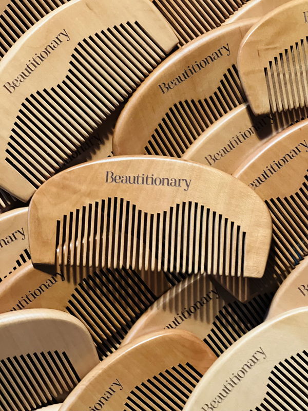 best beard comb, wooden beard comb, made of Beech wood