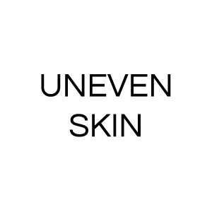 Uneven skin