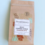 Chocolate coffee scrub to exfoliate and nourish the skin and removes dead skin cells