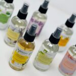 hydrating mist for face, hair and body, without alcohol with floral water and black currant and aloe vera extract to hydrate and sooth the body in hot weather or normal days.