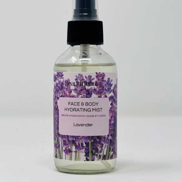 lavender spray to hydrate and nourish skin, face, body & hair
