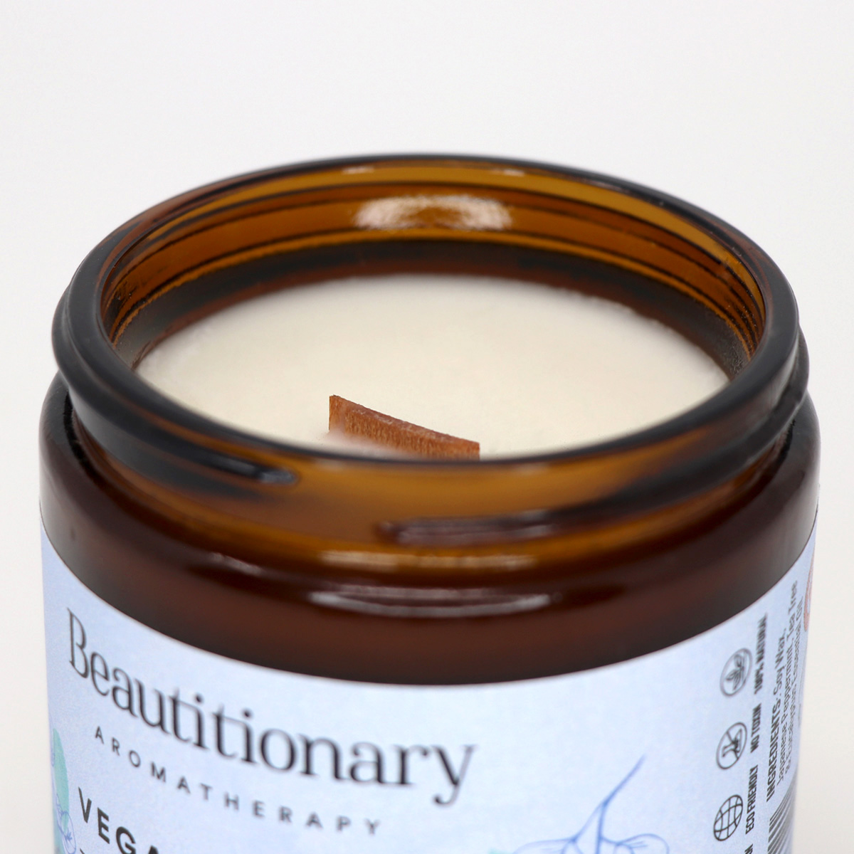 Beautitionary vegan soy wax "Hope" candle wick.