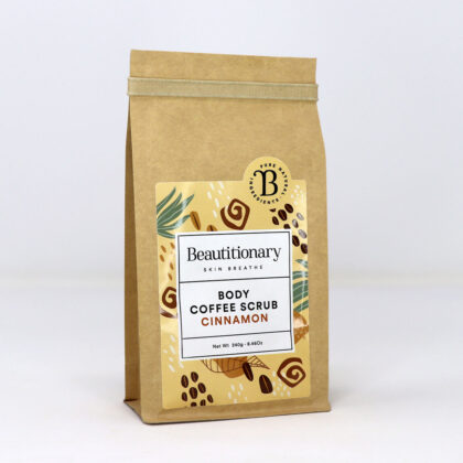 Beautitionary cinnamon coffee scrub