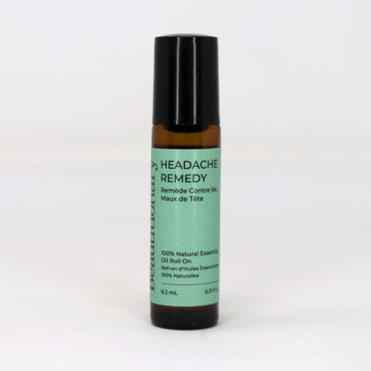 Beautitionary essential oil roll on, headache remedy.