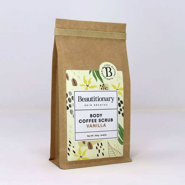 Beautitionary vanilla coffee scrub