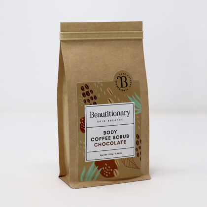 Beautitionary chocolate coffee scrub